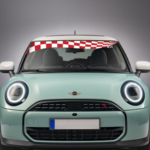 WINDSHIELD Gerichte vlagstreep vinyl grafische sticker sticker voor mini cooper s
 3