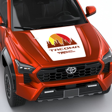 Toyota Tacoma Vintage Stripes Topografische kaart Zijzijkap achtergatstickers stickers
 3