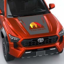 TRD off Road Vintage Retro Heritage Strepen Wrap Hood sticker voor Toyota Tacoma vierde generatie
 2