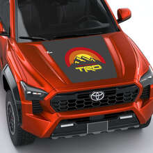 TRD Mountains Vintage Retro Strepen Motorkap Decal Sticker 3 voor Toyota Tacoma 4e Gen 3