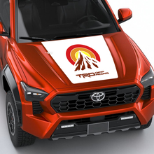 TRD Mountain Vintage Retro Heritage Sun Stripes Hood Decal Sticker voor Toyota Tacoma 4e Gen
 3