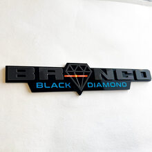 Black Diamond Horse 3D spatbordbadge-embleem voor muscle cars_2