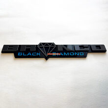 Black Diamond Horse 3D spatbordbadge-embleem voor muscle cars_4
