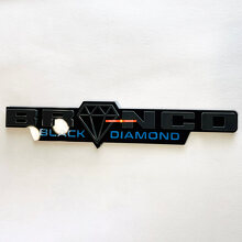 Black Diamond Horse 3D spatbordbadge-embleem voor muscle cars_5