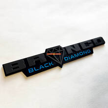Black Diamond Horse 3D spatbordbadge-embleem voor muscle cars_7