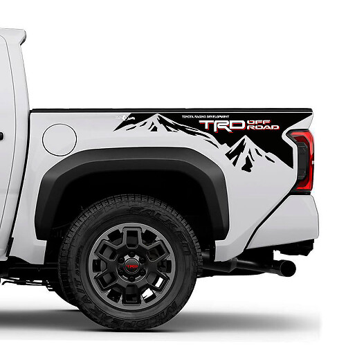 TRD Off Road Mountains BedSide Side Truck Decals Stickers voor Toyota Truck
