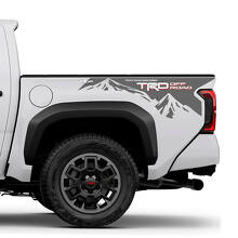 TRD Off Road Mountains BedSide Side Truck Decals Stickers 4 voor Toyota Truck 3