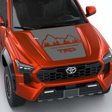 TRD Mountains Wrap Hood sticker Sticker voor Toyota Tacoma 4e generatie
 2