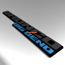 Bronco Black Diamond Fender Badges Emblem 3D Badge
 2