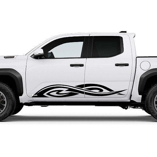 Tribal Side Rocker Panel Decals Stickers voor Toyota Tacoma
