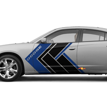 Twee kleuren zijstrepen stickers stickers voor Dodge Charger 2
 2