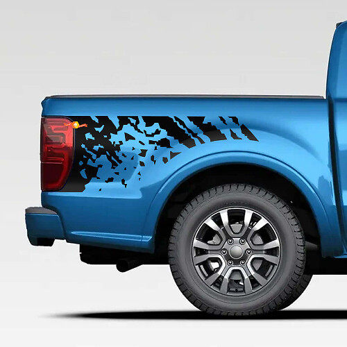 Distressed Splash Decal grafische stickers stickers voor Ford Ranger
