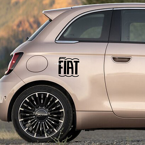 Decal Sticker Side Graphics voor Fiat 500
