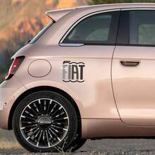 Fiat 500 Decal Sticker Zijgraphics voor Fiat 500
 2