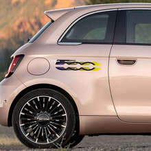 500 Sticker Zijgraphics voor Fiat 500
 3
