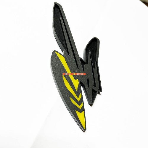 Hornet Spatbordemblemen Achterklepembleem 3D-embleem voor Dodge Hornet
