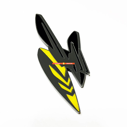 Glanzende Hornet Spatbordemblemen Achterklepembleem 3D-embleem voor Dodge Hornet
