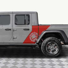 Militaire Star VS Vlag Zijde Vinyl Decal Kit voor Jeep Gladiator_2
