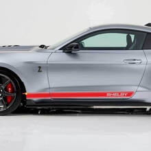 Shelby Omtrek Rocker Panel Strepen Vinyl Decals Kit voor Musclecar Musclecarmodel_3