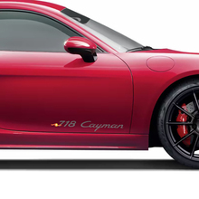 Porsche 718 Cayman Zijstrepen Kit Decal Sticker
 3
