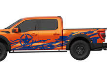  Universele Militaire Ster Zijspatbord Truck sticker graphics
 2