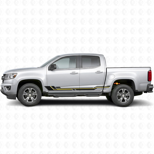 Parallel Accent Deur- en Sierlijsten van Vinyl voor Chevrolet Colorado 2e Generatie 2015-2022