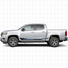 Parallel Accent Deur- en Sierlijsten van Vinyl voor Chevrolet Colorado 2e Generatie 2015-2022_3