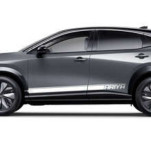 Sides Racing Logo Accent Strepen Grafische Decal Kit voor Nissan ARIYA 2