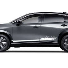 Sides Racing Logo Accent Strepen Grafische Decal Kit 2 voor Nissan ARIYA 2