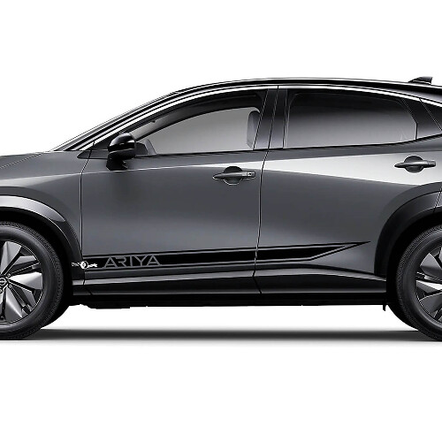 Zijkanten Strepen Grafische Decal Set voor Nissan ARIYA 3
