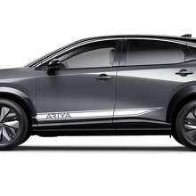 Zijkanten Geslepen Racing Logo Accent Strepen Grafiek Decal Kit voor Nissan ARIYA 2