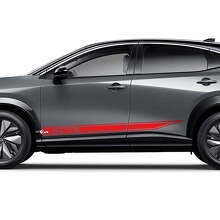 Zijkanten Strepen Grafische Decal Set voor Nissan ARIYA 3
 3
