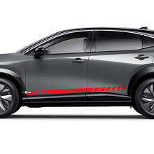 Zijkanten Strepen Grafische Decal Set voor Nissan ARIYA 4
 3
