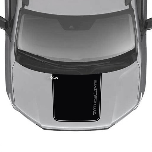Motorkap Midden Vinyl Decal Stickers Sticker Graphics SupDec Design voor Honda Ridgeline
