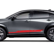 Geometrische Zijstrepen Racing Accent Strepen Graphic Decal Kit voor Nissan ARIYA 3