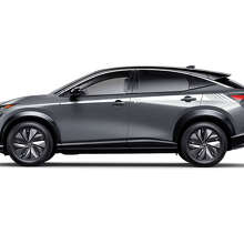 Zijdelingse race-accentstrepen grafische stickerkit voor Nissan ARIYA
 2