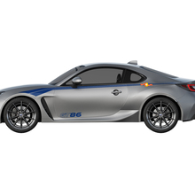 Paar Racing Accent Strepen Vinyl Sticker Decals voor Toyota TRD GT86
 2