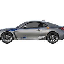 Racen Gebogen Strepen Zij Vinyl Decal Kit voor Toyota GT86_2