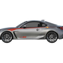 Racen Gebogen Strepen Zij Vinyl Decal Kit voor Toyota GT86_3