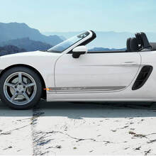 Porsche 718 Cayman Boxter T Zijstrepen Kit Decal Sticker
 2