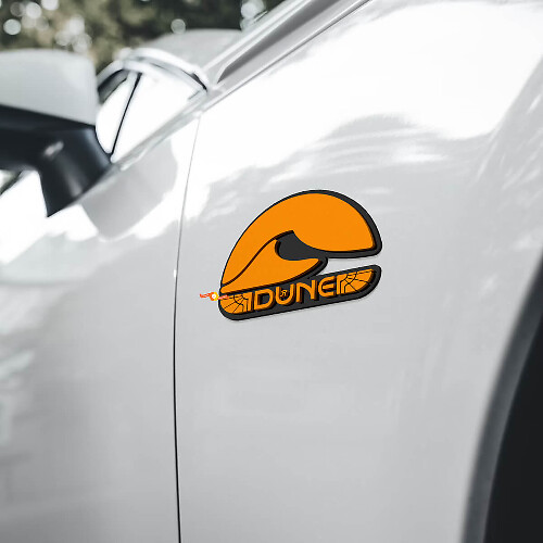 Dune Spatscherm Embleem 3D Badge voor Jeep Dodge