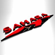 Sahara Duinen Wrangler Spatbordemblemen Achterklepembleem 3D-embleem voor Jeep Wrangler
 2