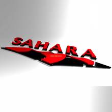 Sahara Duinen Wrangler Spatbordemblemen Achterklepembleem 3D-embleem voor Jeep Wrangler
 4