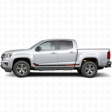 Racing Line Deur- en Sierlijst Vinyl Strepen voor Chevrolet Colorado 2e Generatie 2015-2022_2