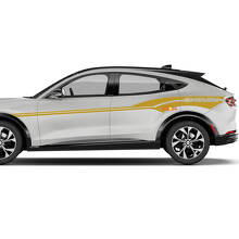 Paar MACH E Accent Stripes Side Door Decal vinyl stickers voor Ford Mustang MACH-E
 2