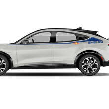 Paar Shelby Accent Stripes Side Door Decal vinyl stickers voor Ford Mustang MACH-E
 3