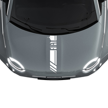 500 Motorkap Racing Streep Decal Sticker Graphics voor Fiat 500
 2