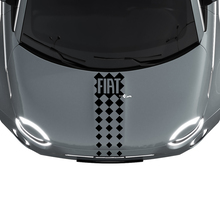 500 Motorkap Streep Race Decal Sticker Graphics voor Fiat 500 2
 2