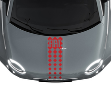500 Motorkap Streep Race Decal Sticker Graphics voor Fiat 500 2
 3