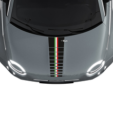 500 Tri Stripes Vlag Motorkap Streep Decal Sticker Graphics voor Fiat 500
 3